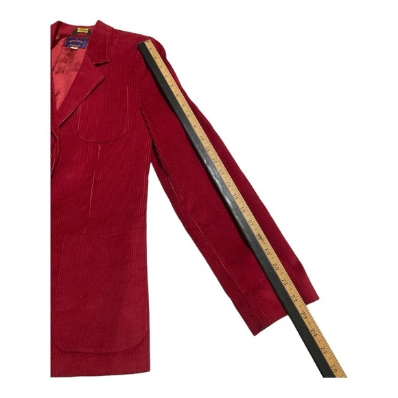Regatta Sport 70s/ 80s Corduroy Red skirt suite size 6.  
~ - Picture 14 of 14